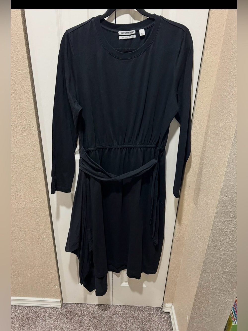 Country Road Australian Cotton Llng Sleeve Toe Front Dress , Large - Picture 4 of 8